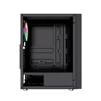 Gembird Fornax 2500 ARGB Gaming ATX computer case, Midi Tower, backlight, Black