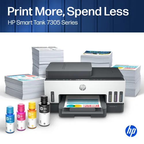 HP Smart Tank 7305 All-in-One Printer Thermal inkjet A4 4800 x 1200 DPI 15 ppm Wi-Fi