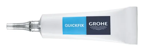 GROHE QuickGlue Set S für Brausestangen(-sets) - Eigenschaft: Gel - Geeignete Oberflächen: Kunststoff - Beton - Fliesen - Stein - Holz - Metall - Glas - Packungsgrösse: 1 Stück - Detailfarbe: Transparent - Art: Kleber