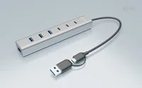 I-TEC USB-C/USB-A Charging Metal HUB - 7 Port - 3x USB-C 3.2 Gen. 1 - 4x USB-A 3.2 Gen. 1