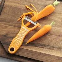 Kisag Sparschäler Universal Julienne Orange - Detailfarbe: Orange - Zertifikate: Keine Zertifizierung - Schälertyp: Sparschäler