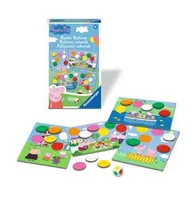 Ravensburger Kinderspiel Peppa Pig: Bunte Ballone - Sprache: Multilingual - Italienisch - Französisch - Deutsch - Kategorie: Lernspiel - Altersempfehlung ab: 3 Jahren - Spieldauer: 10 min - Min. Anzahl Spieler: 2 - Max. Anzahl Spieler: 4