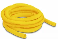 DeLOCK Woven Sleeve self-closing heat-resistant 5 m x 10 mm yellow