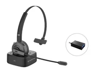 CONCEPTRONIC Mono Headset WLS BT5.0MikroANCDock 22Std sw