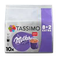 TASSIMO Kaffeekapseln T DISC Milka Kakao-Spezialität 10 Portionen - Entkoffeiniert: Ja - Produktionsland: Deutschland - Packungsgrösse: 10 Stück - Geschmacksrichtung: Kakao - Getränkeart: Cappuccino - Kaffeeart: Tassimo