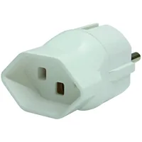 STEFFEN Reiseadapter Schweiz - Europa 1409570 weiss