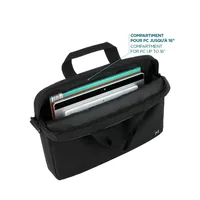 Mobilis TheOne Essential Briefcase Topload. 14-16 black gre