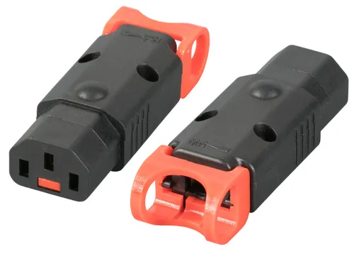 EFB Abzugsichere Kaltgerätebuchse IEC-Lock C13, für Kabelm.