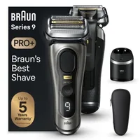 Braun Series 9 Pro+ 9565cc Electric shaver Silver, Black
