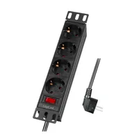Logilink Steckdosenleiste 4-fach mit Schalter,101HE,2m