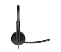 HP Poly Blackwire 3220 Stereo USB-C Black Headset +USB-C/A Adapter (Bulk)