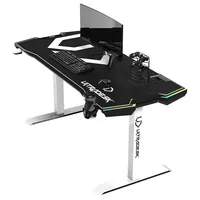 Ultradesk Gaming Tisch Force Weiss - Beleuchtung: Ja - Höhenverstellbar: Nein - Detailfarbe: Weiss - Material: Stahl