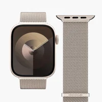 Vonmählen Armband Milanese Loop 2 Apple Watch 44/45/46/49 mm Champagne - Farbe: Beige