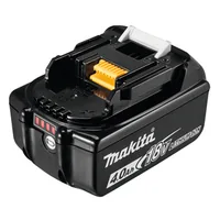 Makita Akku 18 V, 4.0 Ah LXT - Akkutyp: Lithium-Ion (Li-Ion) - Akkusystem: Makita LXT 18 V - Zubehörtyp: Akku - Akkukapazität: 4 Ah - Spannung: 18 V - Kapazität Wattstunden: 72 Wh