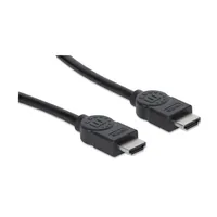 MANHATTAN HDMI-Kabel High Speed A -> A StSt 1.00m geschirm
