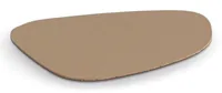 Zeller Present Glasuntersetzer 2 Tone 12 x 10 cm, Schwarz/Dunkelgrün - Anwendungsbereich: Glas  - Material: Polyvinylchlorid (PVC) - Detailfarbe: Beige - Braun - Set: Ja - Zusammenklappbar: Nein
