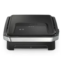 Tefal Kontaktgrill Inicio Classic GC2718 2000 W - Produkttyp: Kontaktgrill - Höhenverstellbar: Nein - Detailfarbe: Schwarz - Leistung: 2000 W - Temperatur einstellbar: Nein - Anzahl unterschiedliche Grillplatten: 1