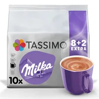 TASSIMO Kaffeekapseln T DISC Milka Kakao-Spezialität 10 Portionen - Entkoffeiniert: Ja - Produktionsland: Deutschland - Packungsgrösse: 10 Stück - Geschmacksrichtung: Kakao - Getränkeart: Cappuccino - Kaffeeart: Tassimo