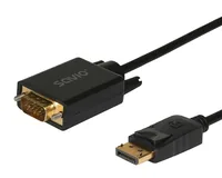 Savio Cl-203 1.8 m DisplayPort VGA (D-Sub) Black