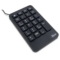 Inter-Tech Tas Numpad KB-120 mit 23 Tasten, schwarz retail