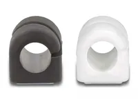Delock Kabelhalter selbstschliessend Kombi Set 3 Stück - Ausstattung Kabelmanagement: Selbstklebend - Set - Produkttyp: Kabel-Clip - Verpackungseinheit: 3 Stück - Material: Silikon - Detailfarbe: Schwarz - Weiss