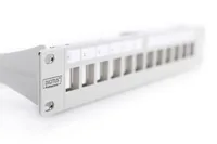 DIGITUS Patchpanel 1HE 10 12-Port Modular grau