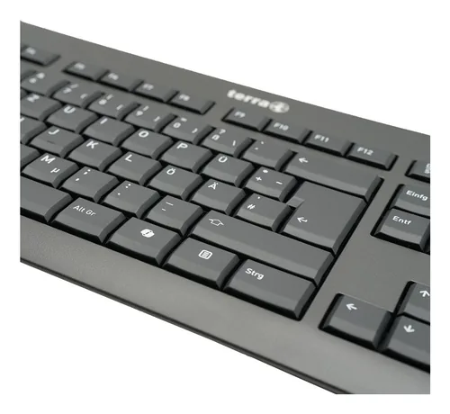 TERRA Keyboard 1500 Corded [DE] USB black Copilot QWERTZ, 105 Tasten, kabelgebunden, 1,80m