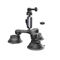 PGYTECH Saugnapfhalterung CapLock Three-arm - Zubehörtyp Kamera: Actioncamzubehör - Detailfarbe: Schwarz - Produkttyp: Saugnapfhalterung
