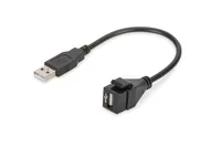 DIGITUS Keystone Modul USB 2.0 USB -> USB BuSt 16cm