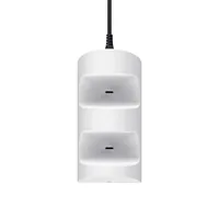 Trust Ladestation GXT 254 Zweifach-Ladedock für PS5 - Plattform: PlayStation 5 - Schnittstellen: USB Typ C - Detailfarbe: Weiss