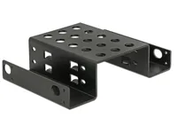 DELOCK Einbaurahmen 2x 2.5"" zu 5.25"" Metall schwarz
