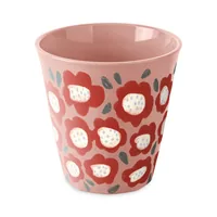 Koziol Trinkbecher Nora M Bloomies 300 ml, 1 Stück, Rosa - Glas Typ: Trinkbecher - Material: Biozirkulärer Kunststoff - Detailfarbe: Rosa - Höhe: 8.9 cm - Volumen: 300 ml