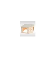Resch Kaninchen Ecke gross 30 x 20 x 33 cm - Nagetierart: Zwergkaninchen - Meerschweinchen - Kaninchen - Material: Holz - Tierart: Nager