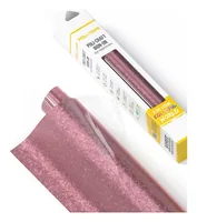 Poli-Tape Aufbügelfolie Pearl Glitter, 30.5 x 61 cm, Roségold - Geeignet für Drucker: Nein - Detailfarbe: Rosegold - Aussenanwendung: Nein - Selbstklebend: Nein - Aufbügelbar: Ja - Folientyp: Aufbügelfolie Effekt