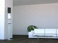Multibrackets Desinfektionsmittelständer Hygienebox Stand weiss / 9646 - Produktkategorie: Desinfektionsmittelständer - Detailfarbe: Weiss