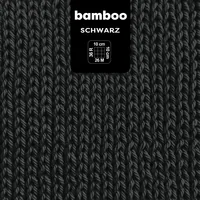 myBoshi Wolle Bamboo schwarz - Packungsgrösse: 1 Stück - Länge: 125 m - Material: Wolle - Bambus - Detailfarbe: Schwarz - Nadelstärke: 4 mm - Waschbar bei: 40 °C