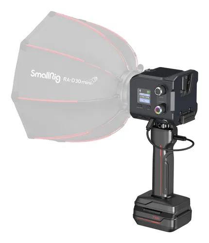Smallrig Dauerlicht RC 100C COB Kit Mit Batteriegriff - Studioblitzanlagen Umfang: Transporttasche(n) - 1x Dauerlicht