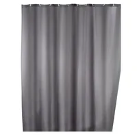 Wenko Duschvorhang Anti-Schimmel 180 x 200 cm, Grau - Produkttyp: Duschvorhang - Detailfarbe: Grau - Breite: 180 cm - Höhe: 200 cm - Detailmaterial: Polyester (PES) - Grundmaterial: Kunststoff