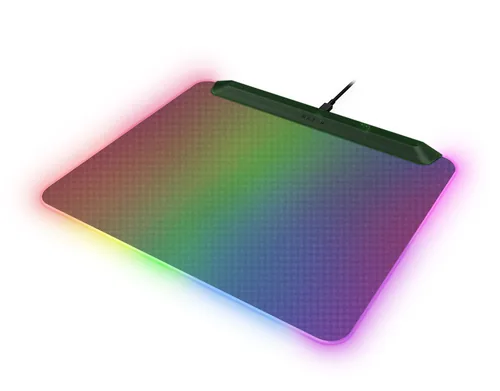 Razer Gaming-Mausmatte Firefly V2 Pro – Phantom Green Edition Grün - Tiefe: 278 mm - Breite: 360 mm - Detailfarbe: Grün - Form: Eckig - Höhe: 4.6 mm - Handgelenkauflage: Nein