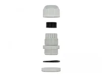 DeLOCK Cable Gland PG9 10 pieces grey