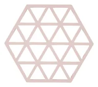 Zone Denmark Topfuntersetzer Triangles Rose - Anwendungsbereich: Topf  - Material: Silikon - Detailfarbe: Rose - Set: Nein - Zusammenklappbar: Nein
