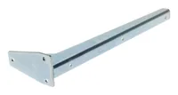 STRUCT Stahlkonsole verzinkt 24 x 8 cm Silbergrau - Detailfarbe: Silbergrau - Material: Stahl - Verpackungseinheit: 1 Stück - Oberfläche: verzinkt - Produkttyp: Regalträger