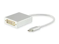 Equip Adapter USB-C->DVI-I245 StBu 2K 60Hz 0.15m PVC