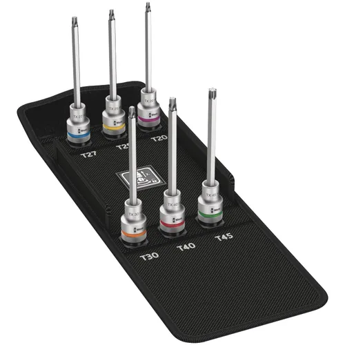 Wera 8767 C TORX HF 2 Zyklop Bitnuss-Satz TORX mit Haltefunkt