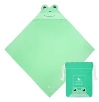 Dock & Bay Baby-Kapuzentuch Frog 75 x 75 cm, Grün - Detailfarbe: Grün - Produkttyp: Bade- & Kapuzentücher