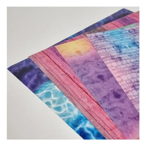 Chemica Aufbügelfolie Design-Flex Beach 1, 30 x 24 cm, 4er Set - Geeignet für Drucker: Nein - Detailfarbe: Mehrfarbig - Aussenanwendung: Nein - Selbstklebend: Nein - Aufbügelbar: Ja - Folientyp: Aufbügelfolie Flex