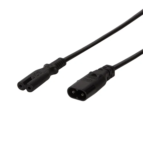 Logilink Stromkabel Verlängerung, 2m, schwarz
