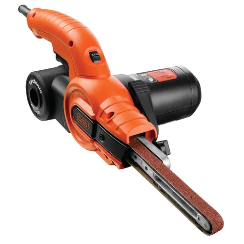 BLACK+DECKER Bandschleifer KA900E Netzbetrieb - Ausstattung: Ohne Zubehör - Betriebsart: Netzbetrieb - Produktkategorie: Bandschleifer - Set: Nein - Akkusystem: Netzbetrieb (kein Akku) - Werkzeugaufnahme: Fix