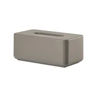 Zone Denmark Kosmetiktuchbox Ume 25.6 x 14 x 10.7 cm, Taupe - Wandmontage: Nein - Befestigung: Keine - Utensilienhalter Typ: Papiertuchspender - Detailfarbe: Taupe - Detailmaterial: Kunststoff - Grundmaterial: Kunststoff