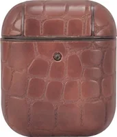 TERRATEC AirPods Case AirBox Stone Pattern Dark Brown